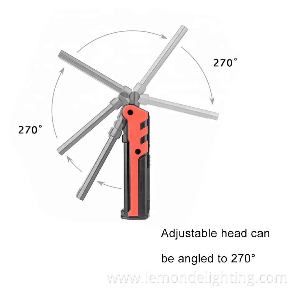 Magnetic stand and illuminated power indicator work light